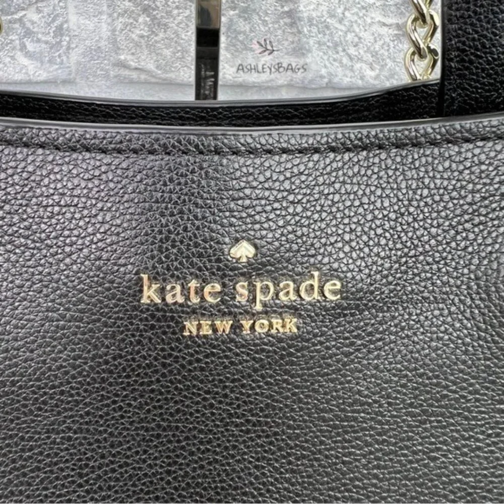 Kate Spade Infinite Large Triple Compartment Tote In Black